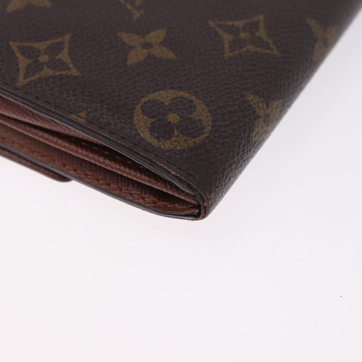 LOUIS VUITTON Monogram Portefeuille Sarah Long Wallet M61734 LV Auth 193930