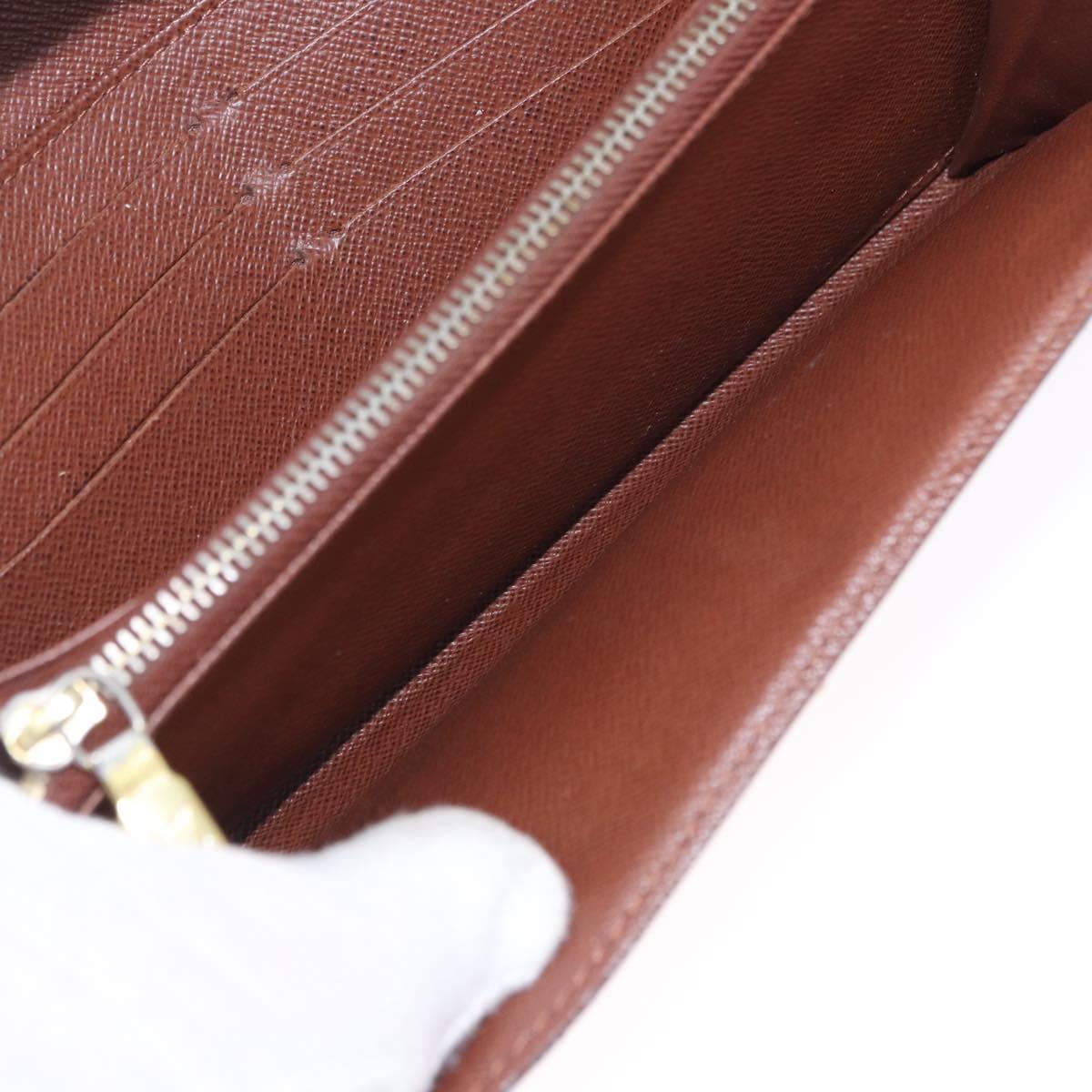 LOUIS VUITTON Monogram Portefeuille Sarah Long Wallet M61734 LV Auth 193930