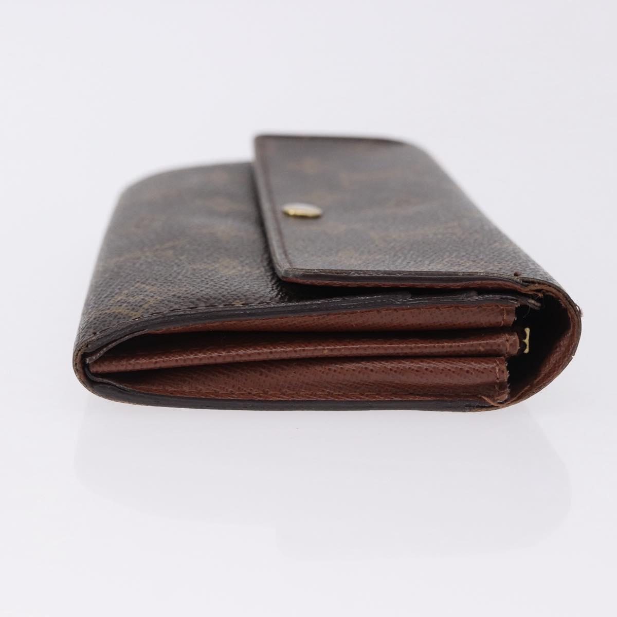 LOUIS VUITTON Monogram Portefeuille Sarah Long Wallet M61734 LV Auth 193930