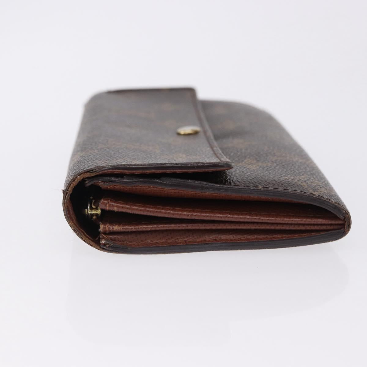 LOUIS VUITTON Monogram Portefeuille Sarah Long Wallet M61734 LV Auth 193930