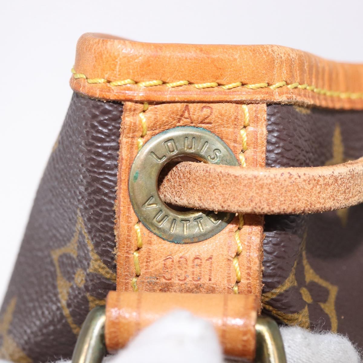 LOUIS VUITTON Monogram Petit Noe Shoulder Bag M42226 LV Auth 193953V