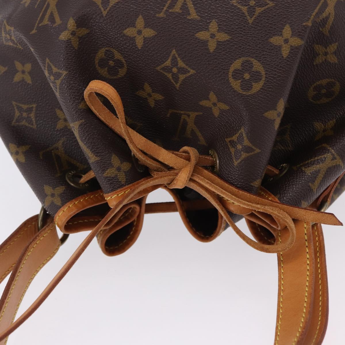LOUIS VUITTON Monogram Petit Noe Shoulder Bag M42226 LV Auth 193953V