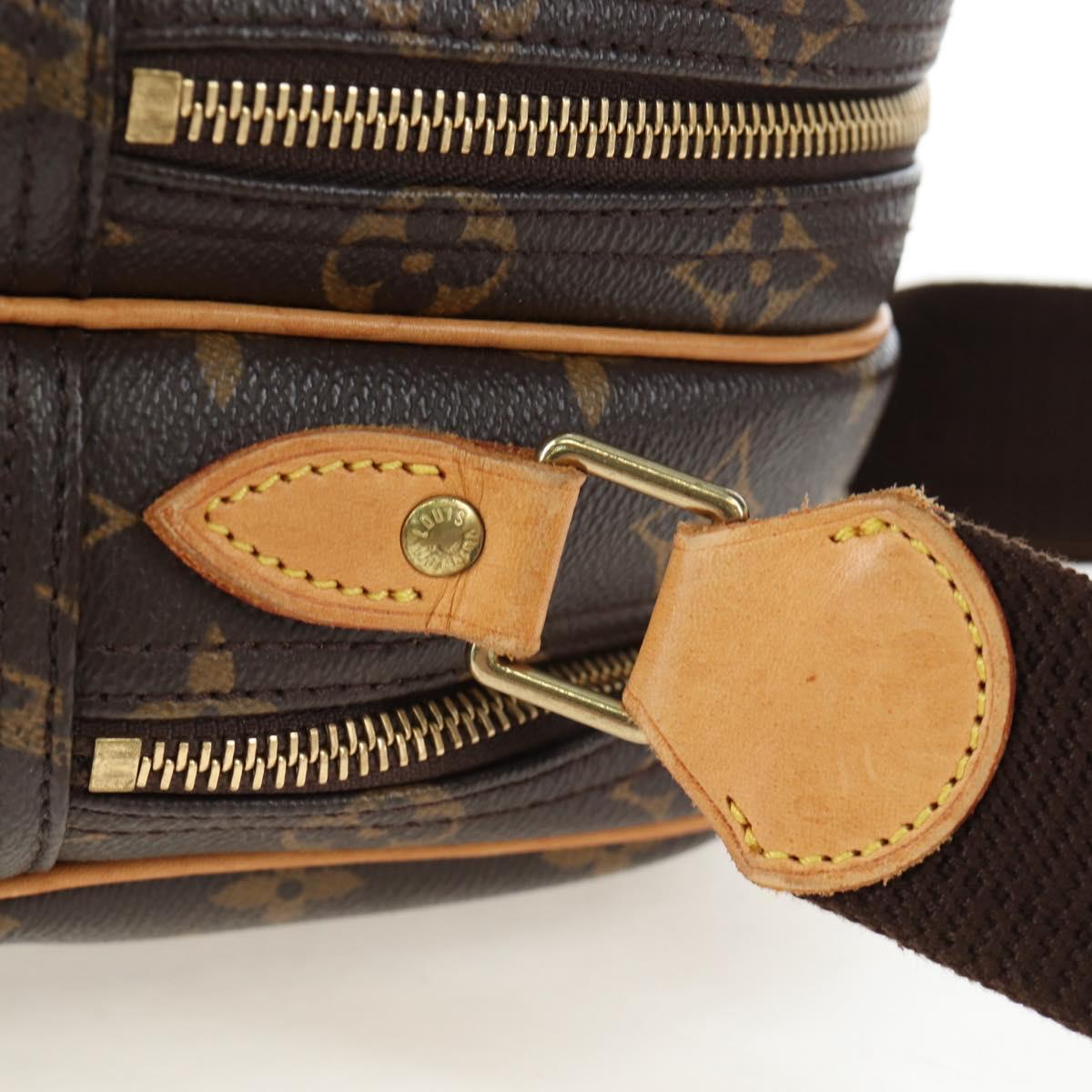 LOUIS VUITTON Monogram Reporter PM Shoulder Bag M45254 LV Auth 193954V