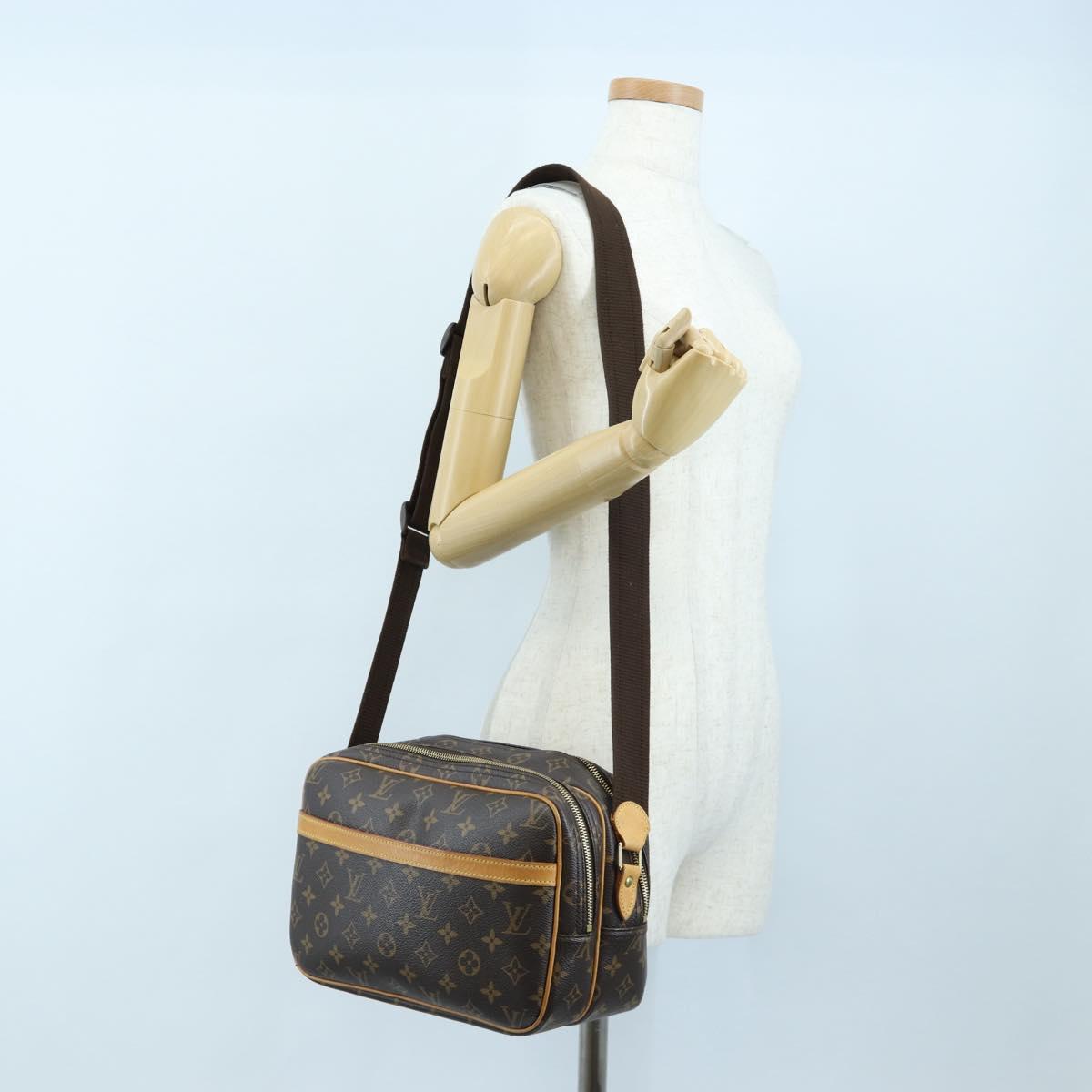 LOUIS VUITTON Monogram Reporter PM Shoulder Bag M45254 LV Auth 193954V