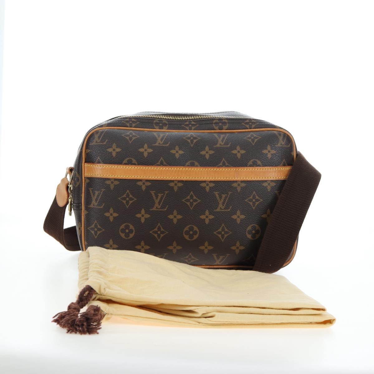 LOUIS VUITTON Monogram Reporter PM Shoulder Bag M45254 LV Auth 193954V