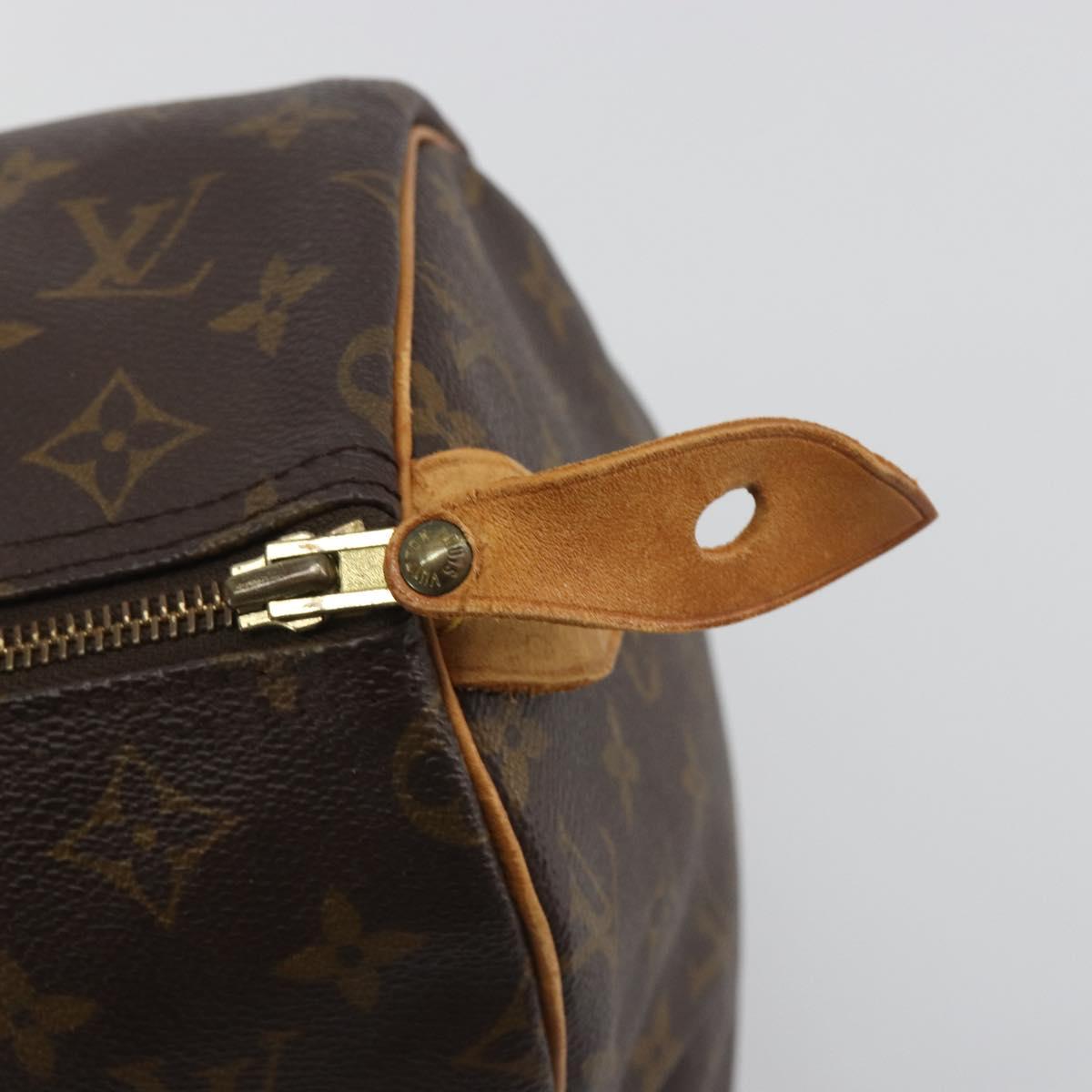 LOUIS VUITTON Monogram Speedy 30 Hand Bag M41526 LV Auth 193955