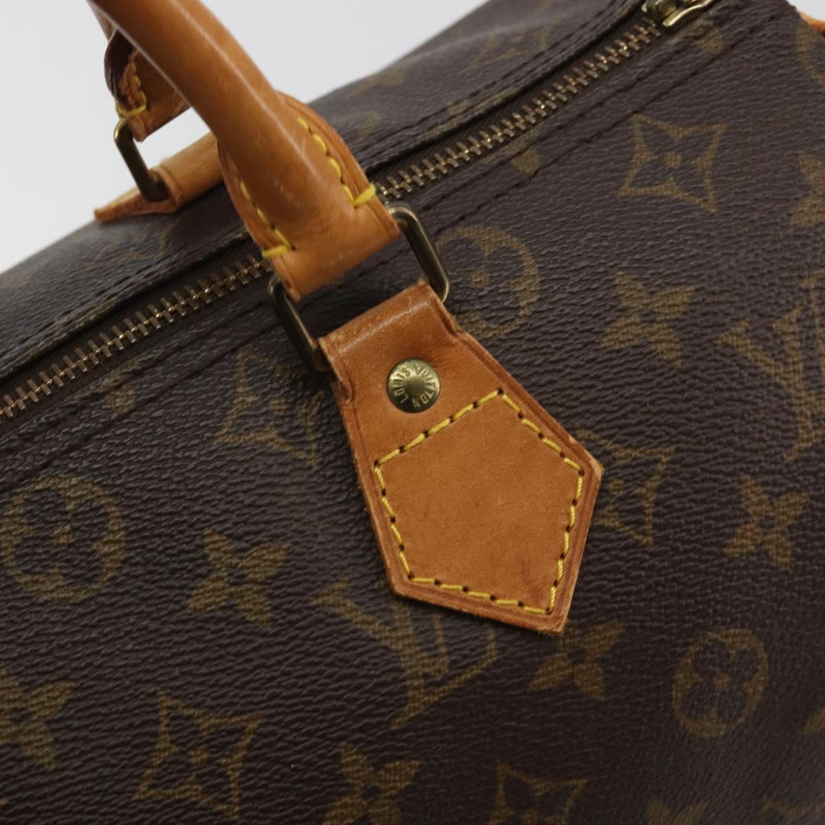 LOUIS VUITTON Monogram Speedy 30 Hand Bag M41526 LV Auth 193955