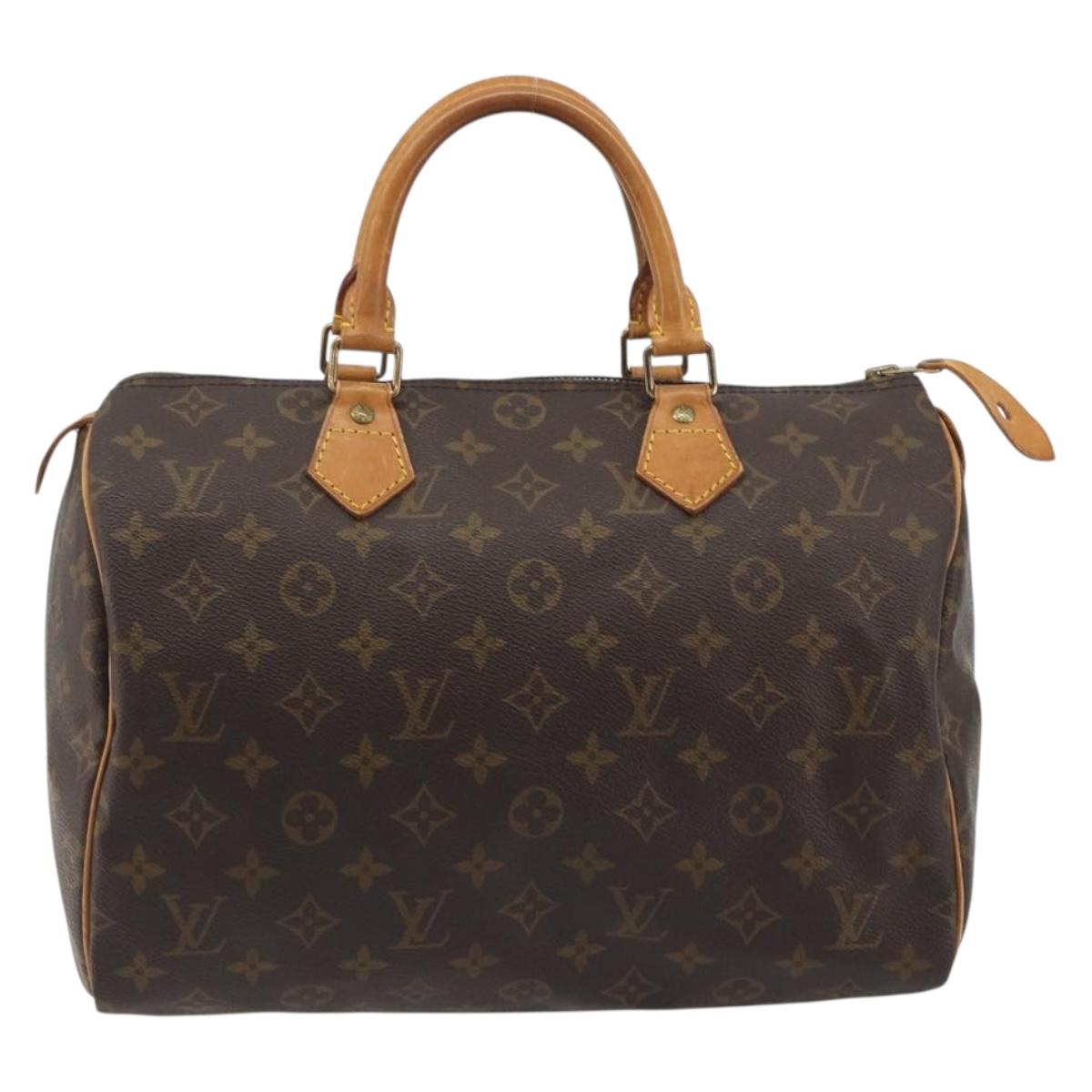 LOUIS VUITTON Monogram Speedy 30 Hand Bag M41526 LV Auth 193955