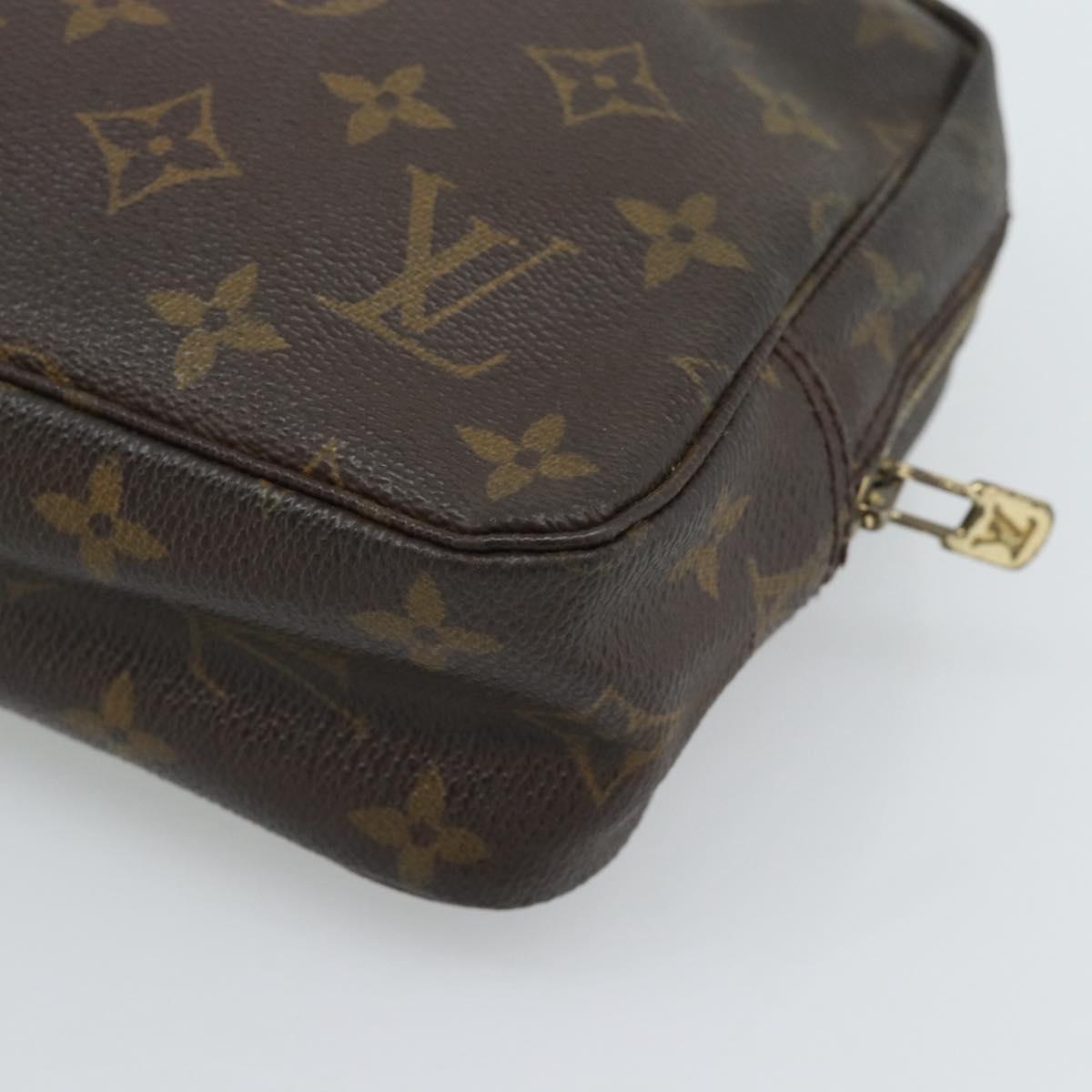 LOUIS VUITTON Monogram Trousse Toilette 23 Clutch Bag M47524 LV Auth 193961