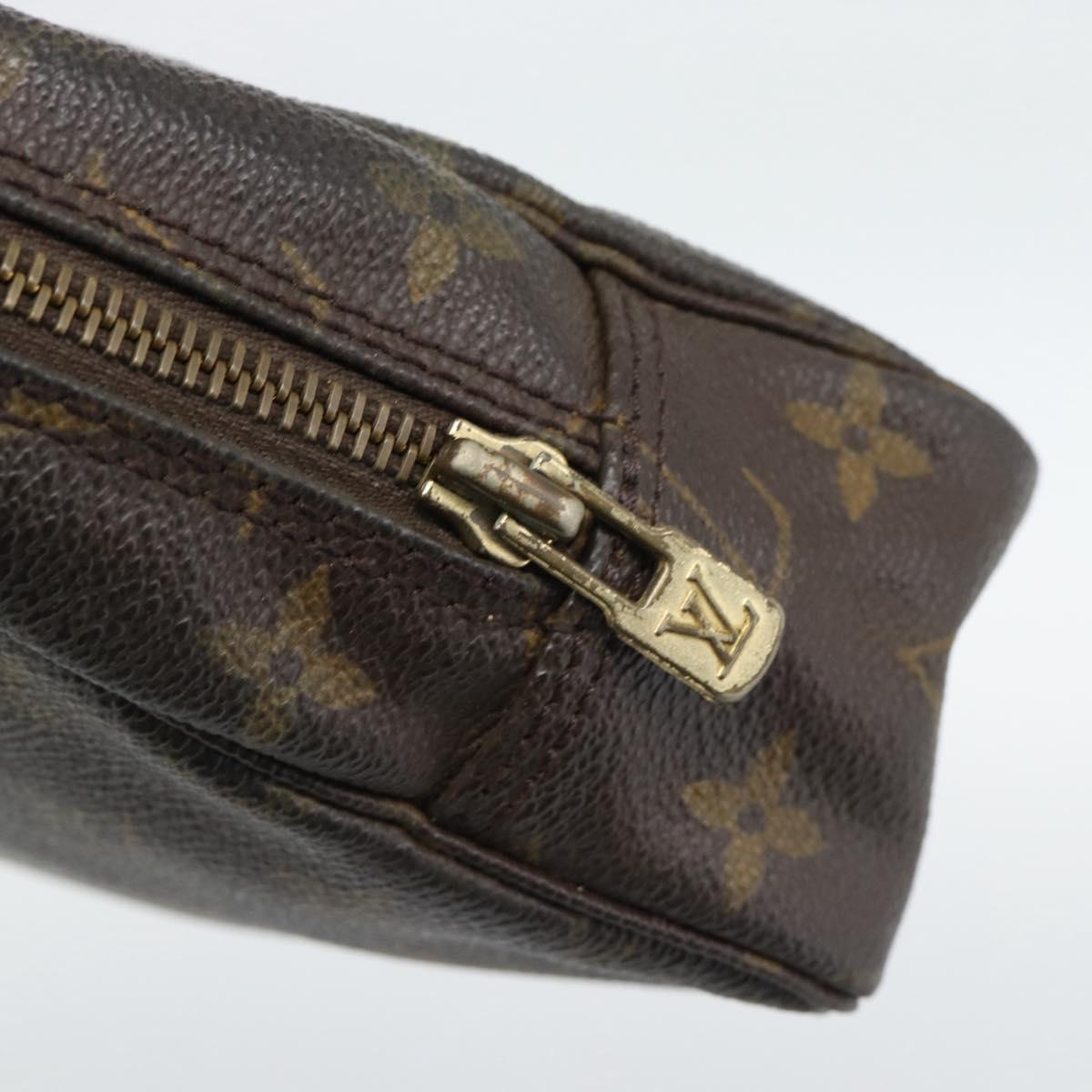 LOUIS VUITTON Monogram Trousse Toilette 23 Clutch Bag M47524 LV Auth 193961