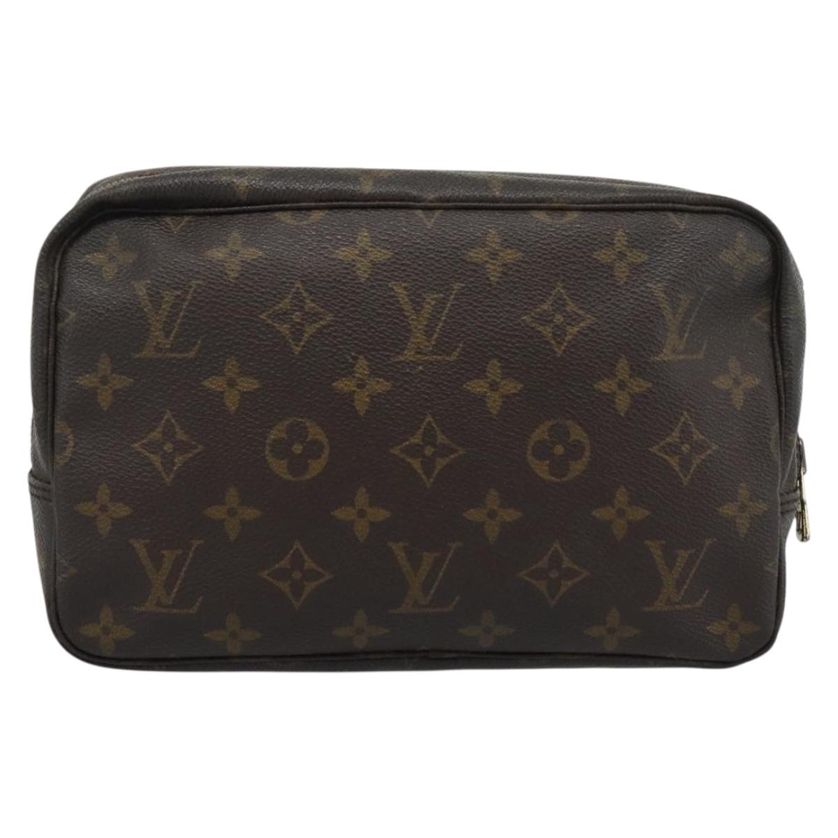 LOUIS VUITTON Monogram Trousse Toilette 23 Clutch Bag M47524 LV Auth 193961