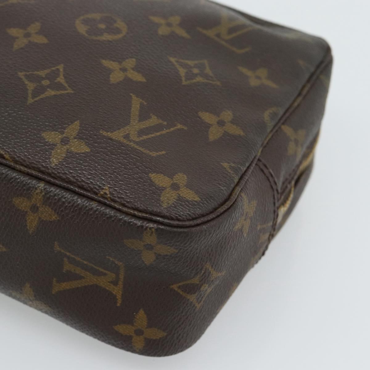 LOUIS VUITTON Monogram Trousse Toilette 23 Clutch Bag M47524 LV Auth 193961