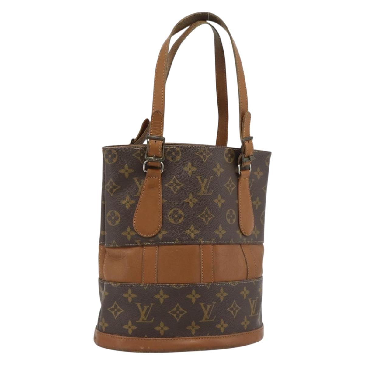 LOUIS VUITTON Monogram Bucket PM Shoulder Bag USA limited M42238 LV Auth 193964