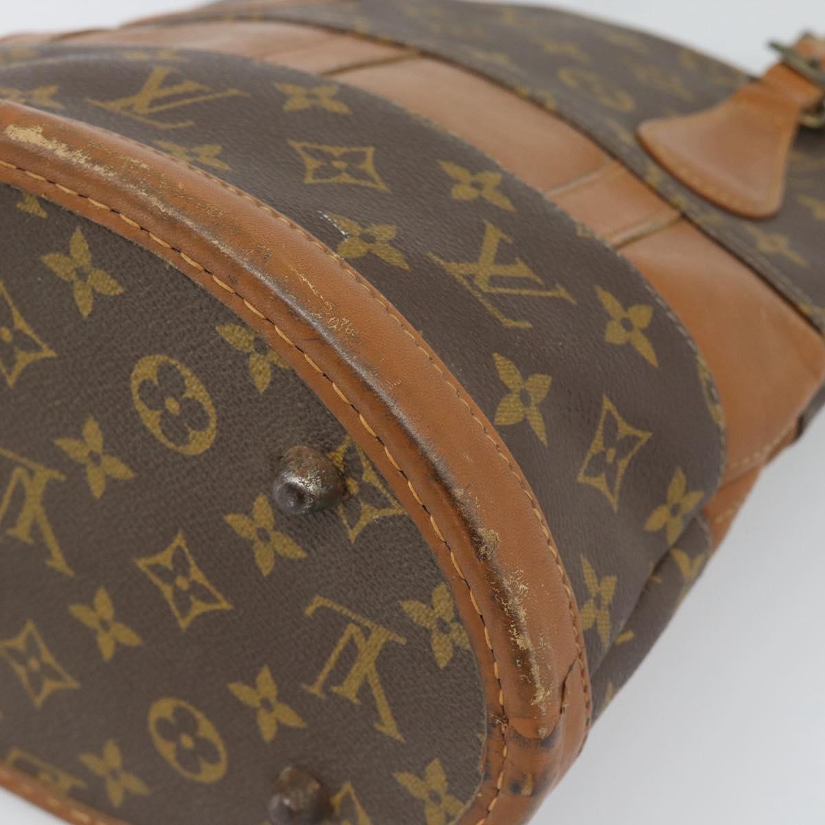 LOUIS VUITTON Monogram Bucket PM Shoulder Bag USA limited M42238 LV Auth 193964