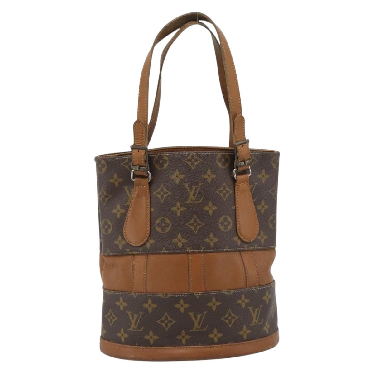 LOUIS VUITTON Monogram Bucket PM Shoulder Bag USA limited M42238 LV Auth 193964