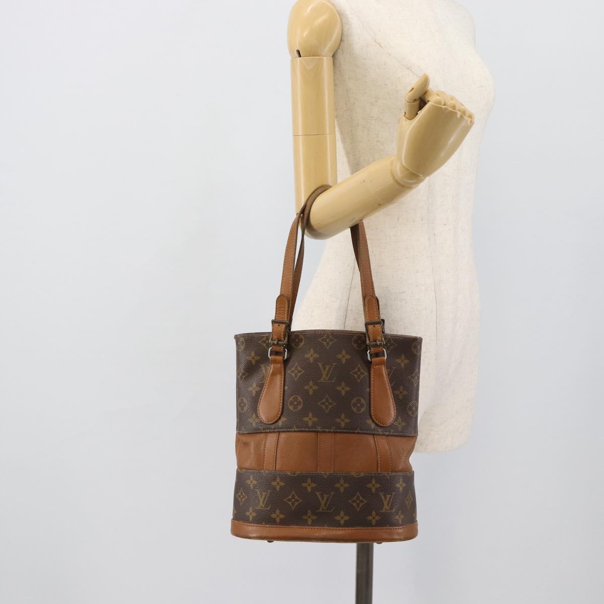 LOUIS VUITTON Monogram Bucket PM Shoulder Bag USA limited M42238 LV Auth 193964