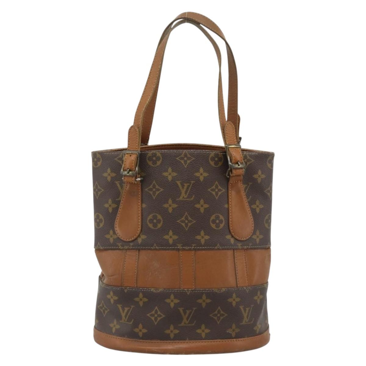 LOUIS VUITTON Monogram Bucket PM Shoulder Bag USA limited M42238 LV Auth 193964