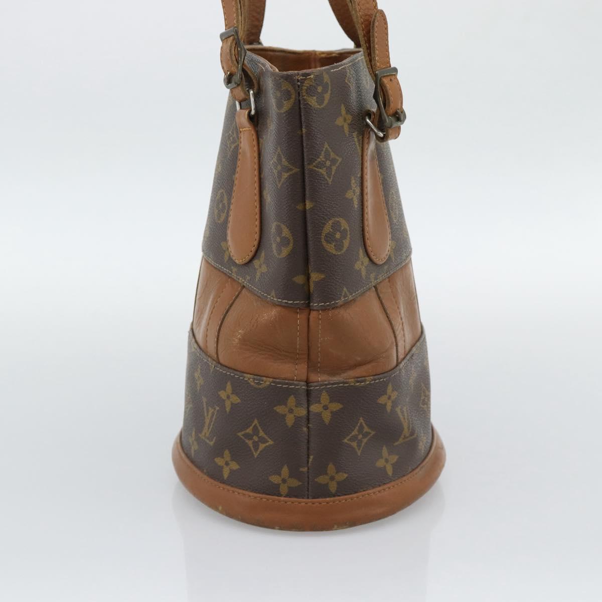 LOUIS VUITTON Monogram Bucket PM Shoulder Bag USA limited M42238 LV Auth 193964