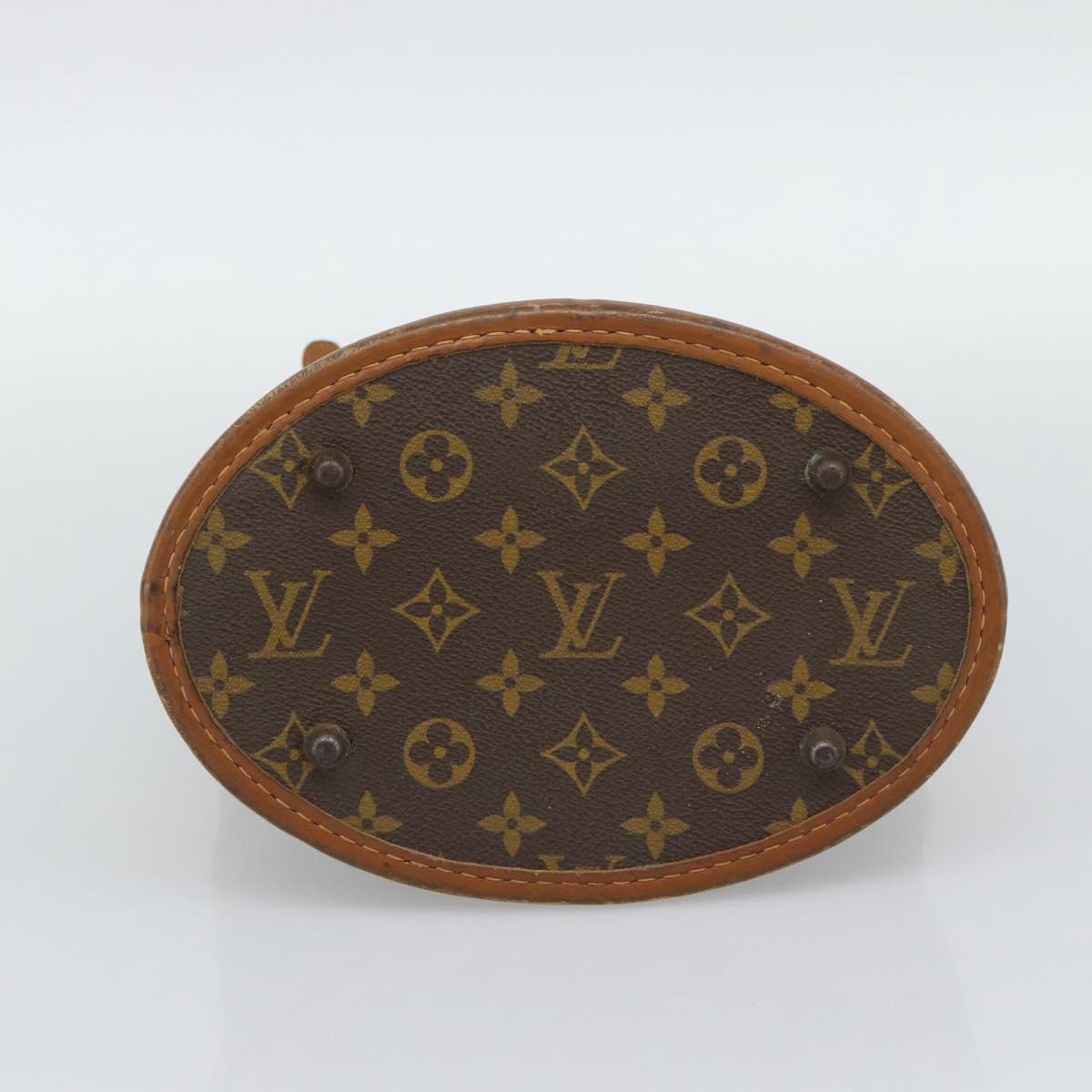 LOUIS VUITTON Monogram Bucket PM Shoulder Bag USA limited M42238 LV Auth 193964