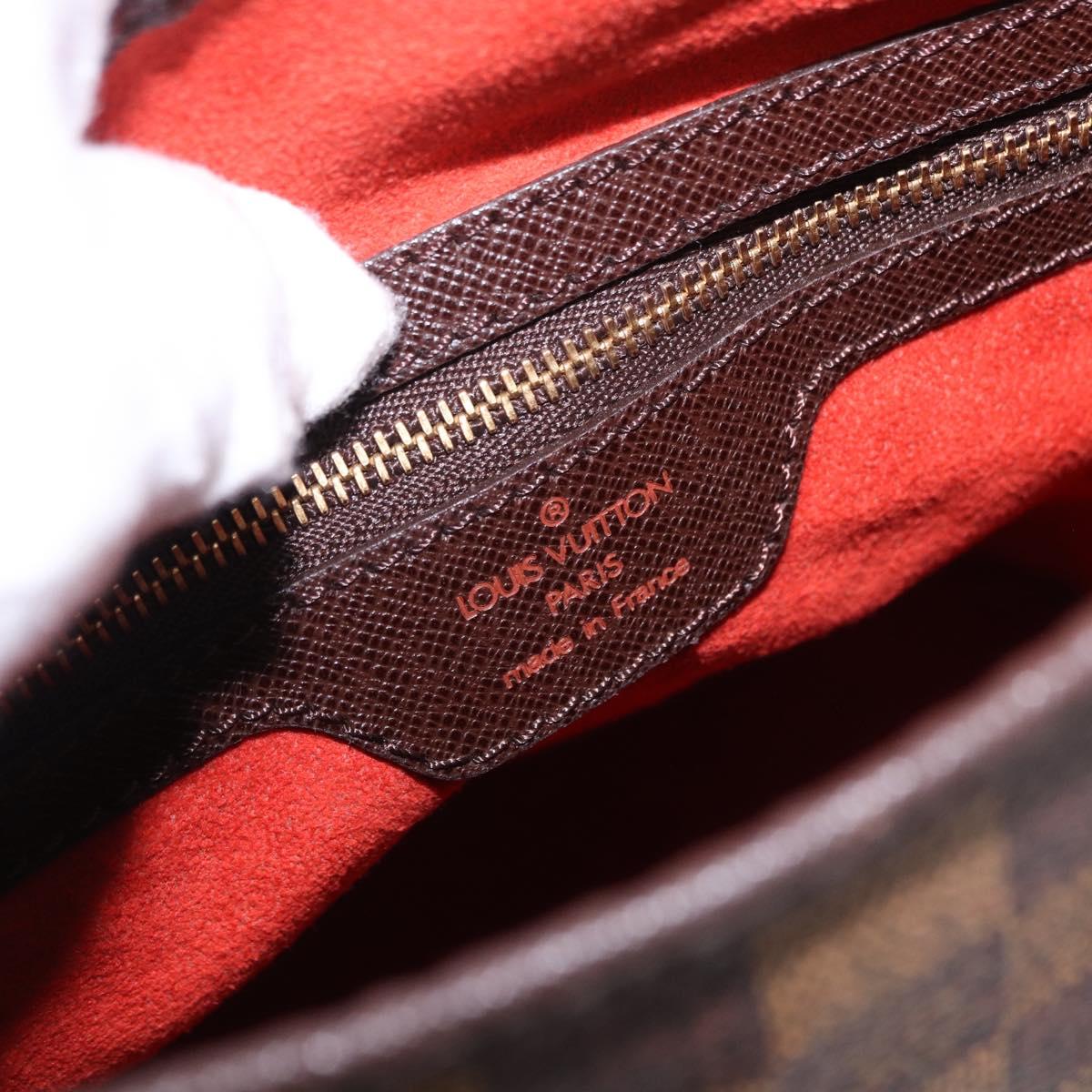 LOUIS VUITTON Damier Ebene Marais Shoulder Bag N42240 LV Auth 193965V