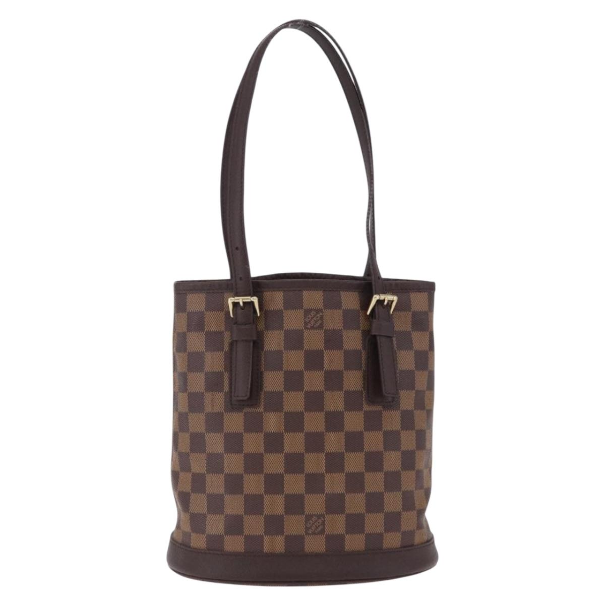 LOUIS VUITTON Damier Ebene Marais Shoulder Bag N42240 LV Auth 193965V