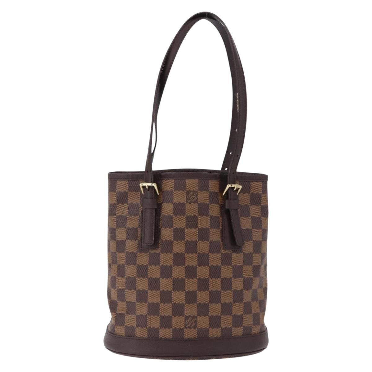 LOUIS VUITTON Damier Ebene Marais Shoulder Bag N42240 LV Auth 193965V