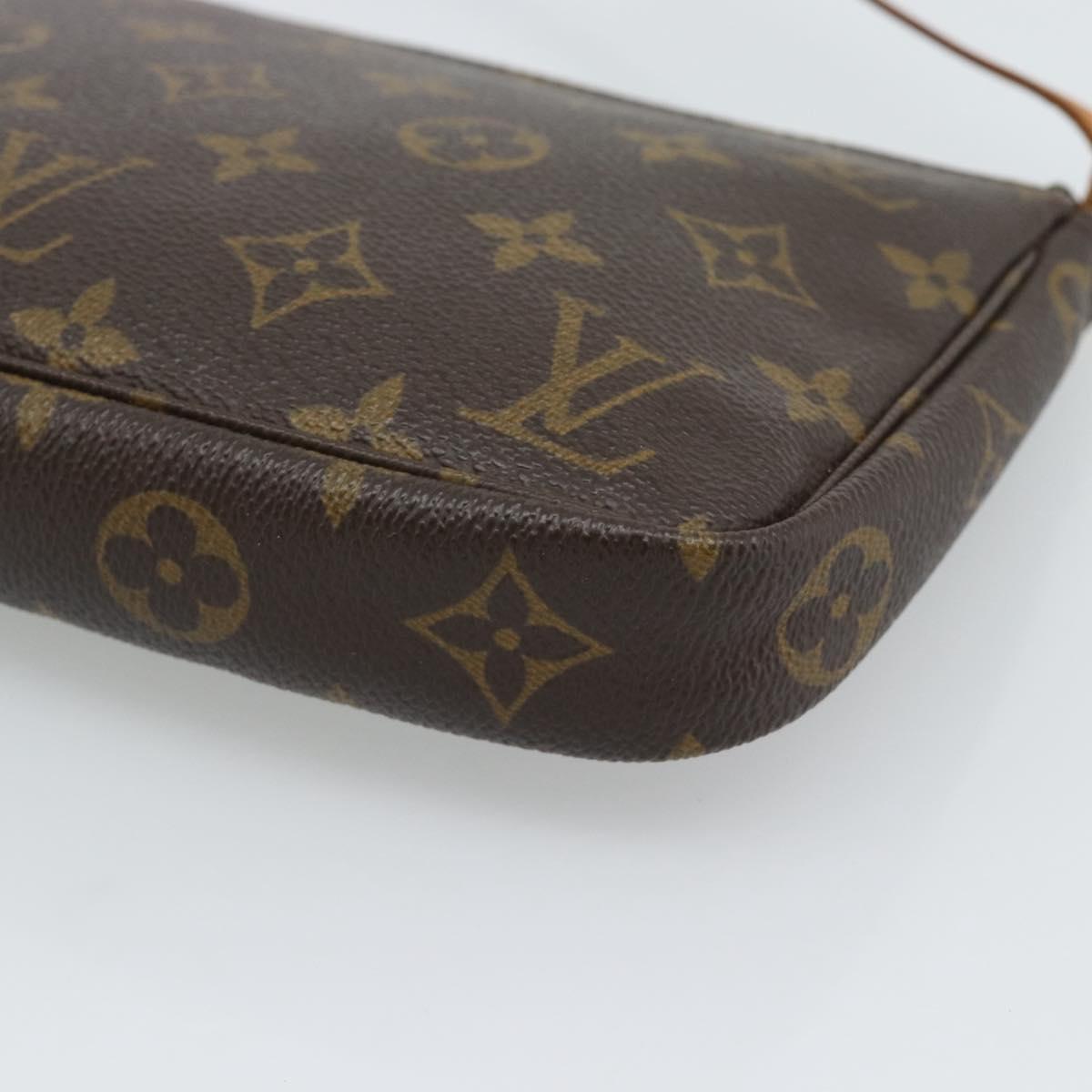 LOUIS VUITTON Monogram Pochette Accessoires Pouch M51980 LV Auth 193970
