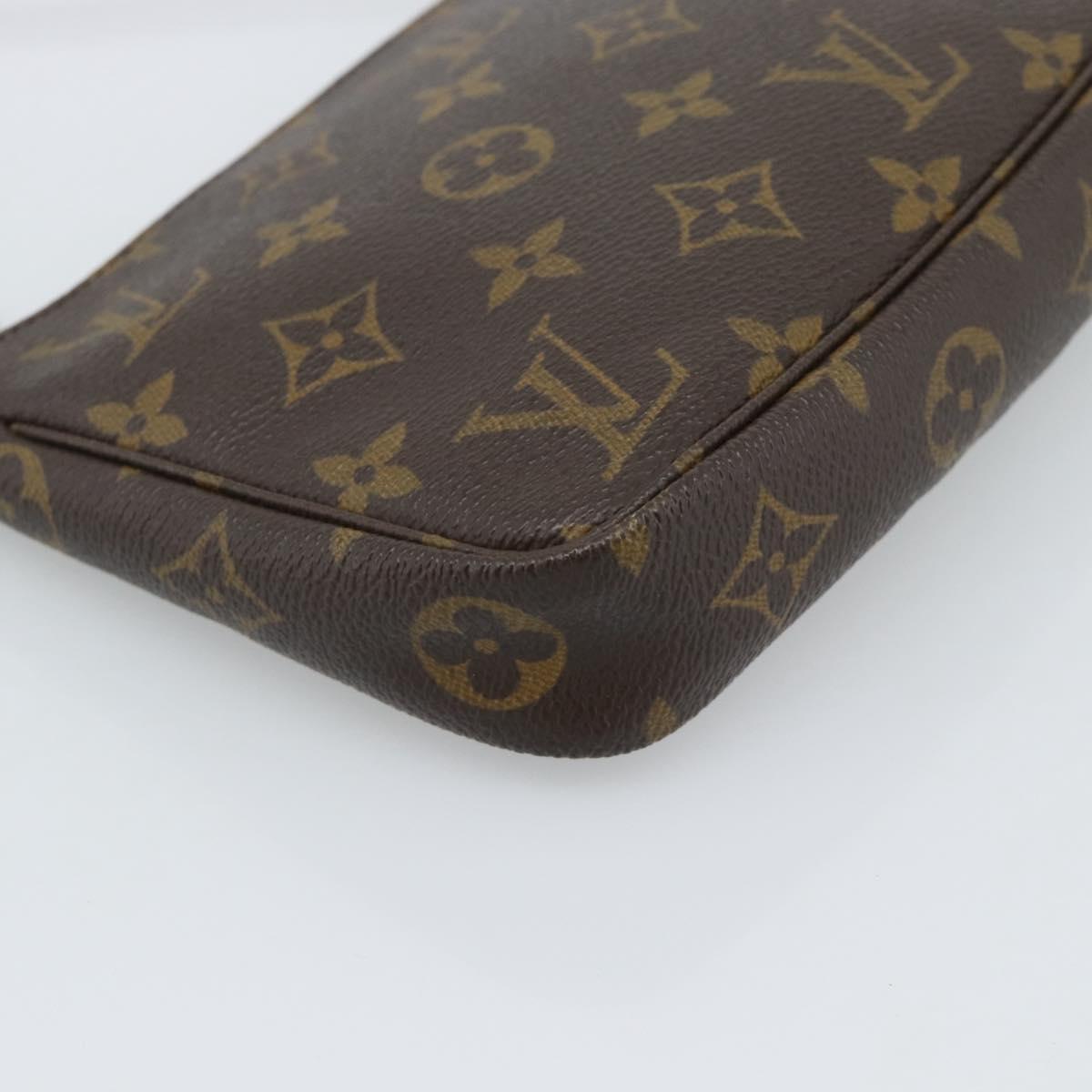 LOUIS VUITTON Monogram Pochette Accessoires Pouch M51980 LV Auth 193970