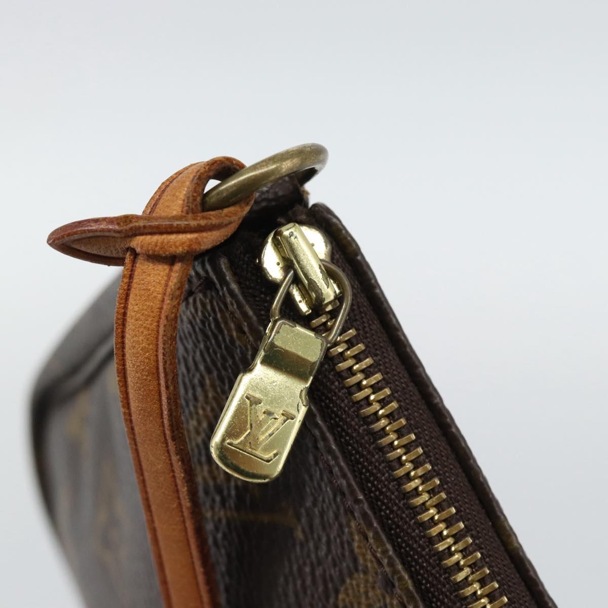 LOUIS VUITTON Monogram Pochette Accessoires Pouch M51980 LV Auth 193970