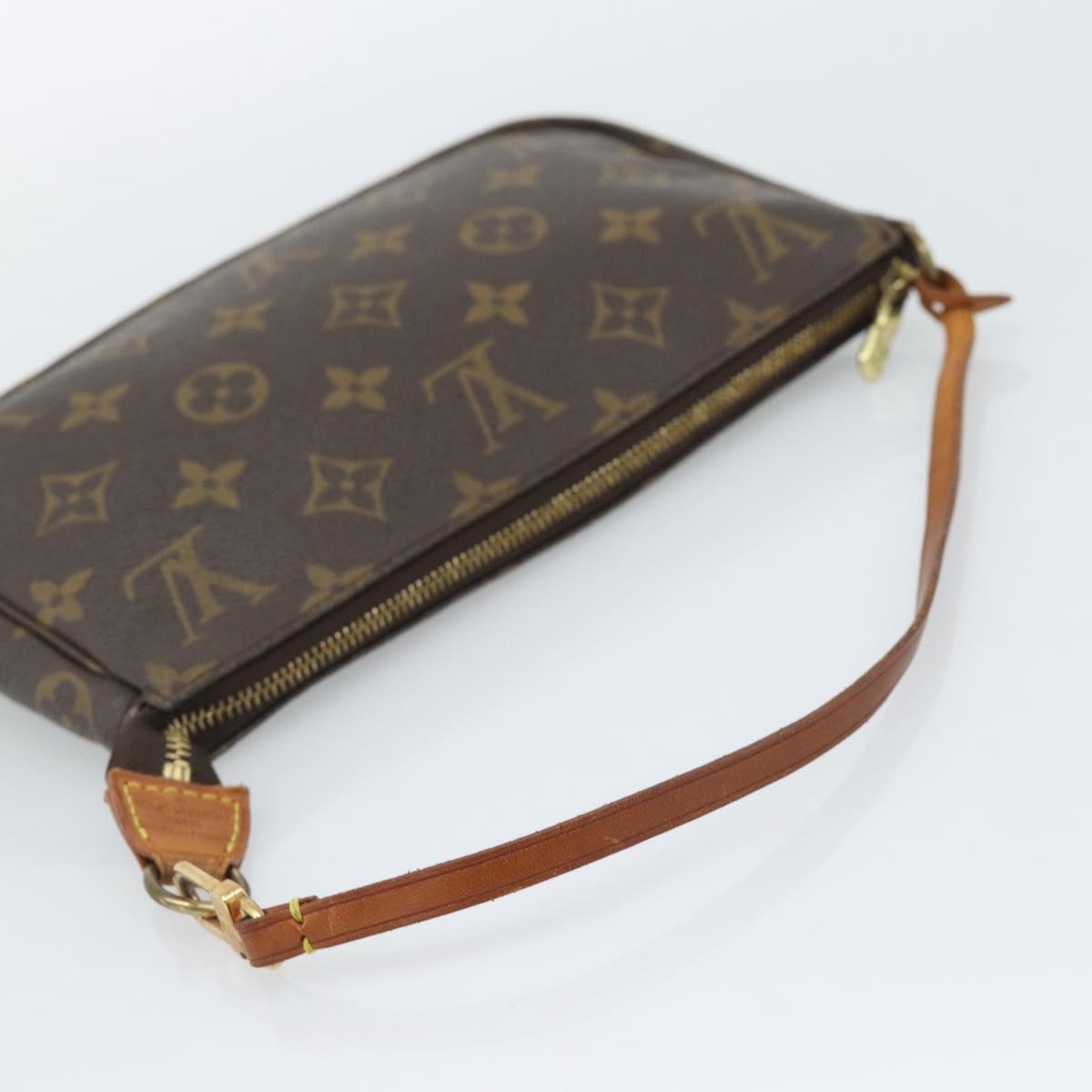 LOUIS VUITTON Monogram Pochette Accessoires Pouch M51980 LV Auth 193970