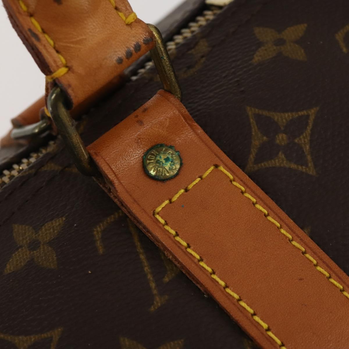 LOUIS VUITTON Monogram Keepall Bandouliere 55 Boston Bag M41414 LV Auth 193973