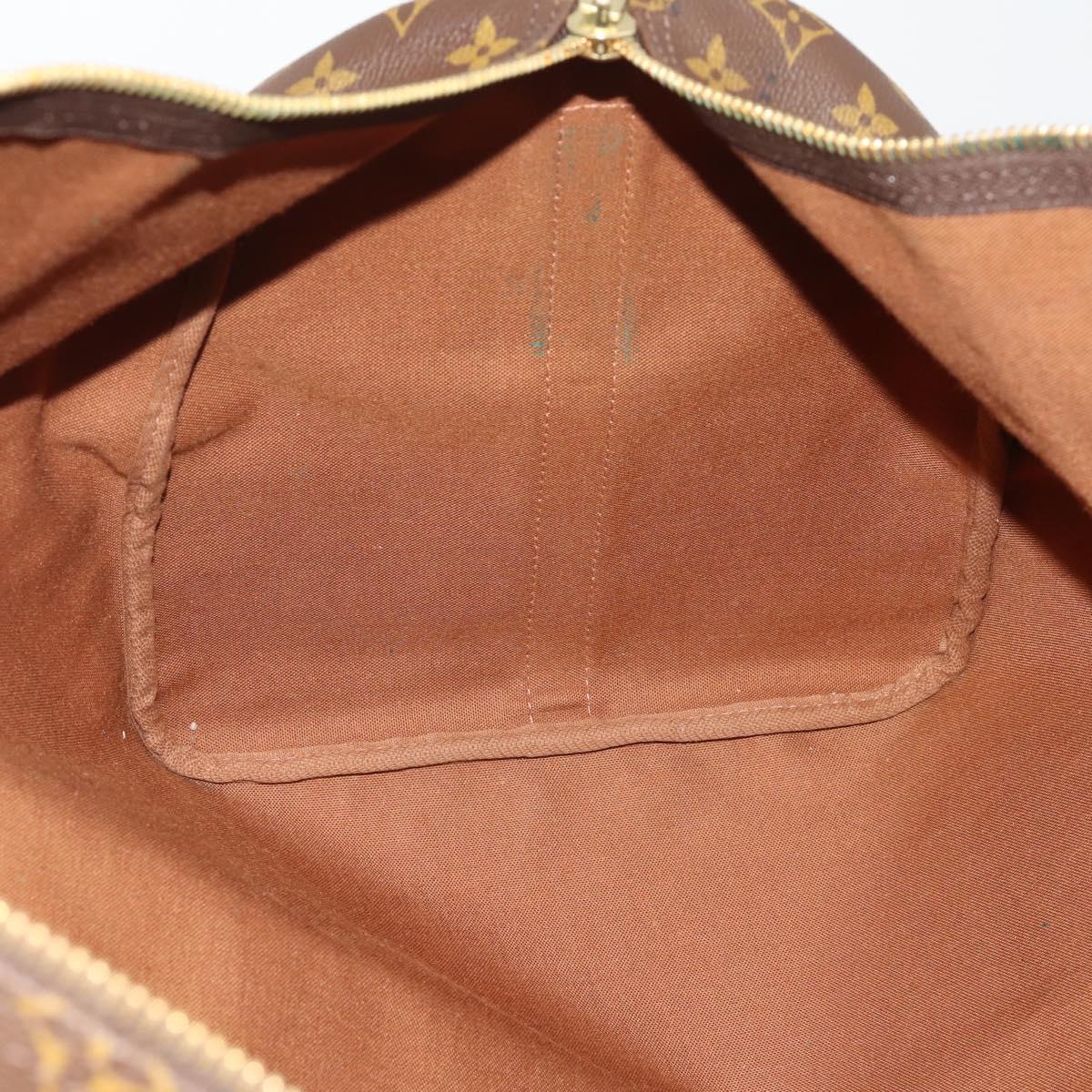 LOUIS VUITTON Monogram Keepall Bandouliere 55 Boston Bag M41414 LV Auth 193973