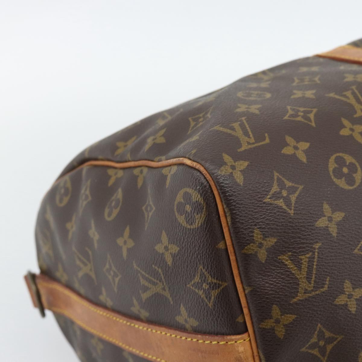 LOUIS VUITTON Monogram Keepall Bandouliere 45 Boston Bag M41418 LV Auth 193977