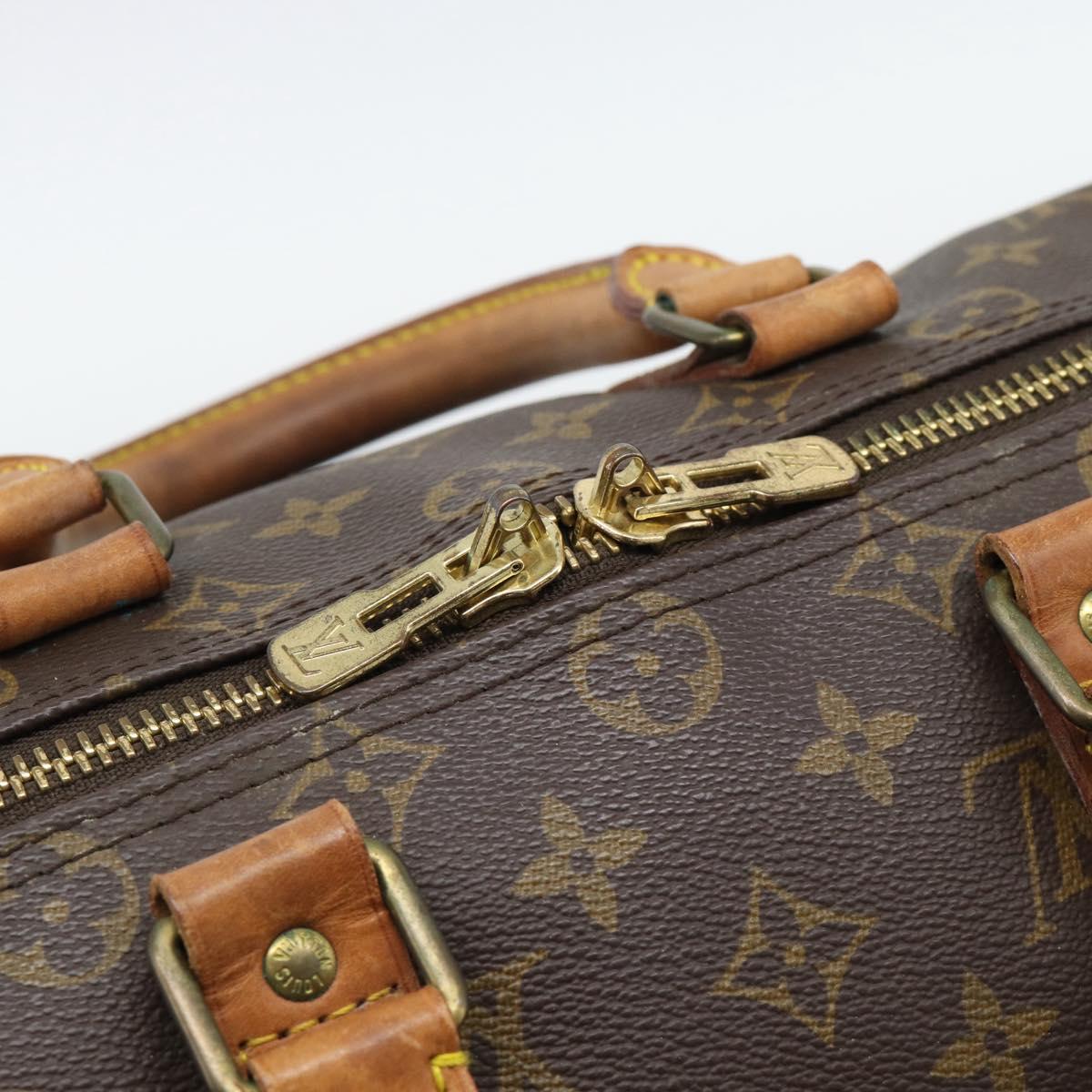 LOUIS VUITTON Monogram Keepall Bandouliere 45 Boston Bag M41418 LV Auth 193977