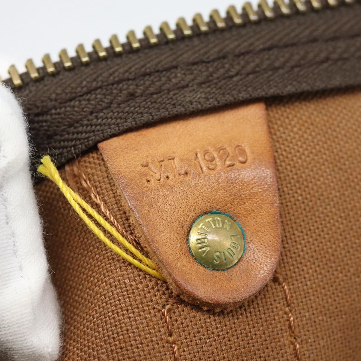 LOUIS VUITTON Monogram Keepall Bandouliere 45 Boston Bag M41418 LV Auth 193977