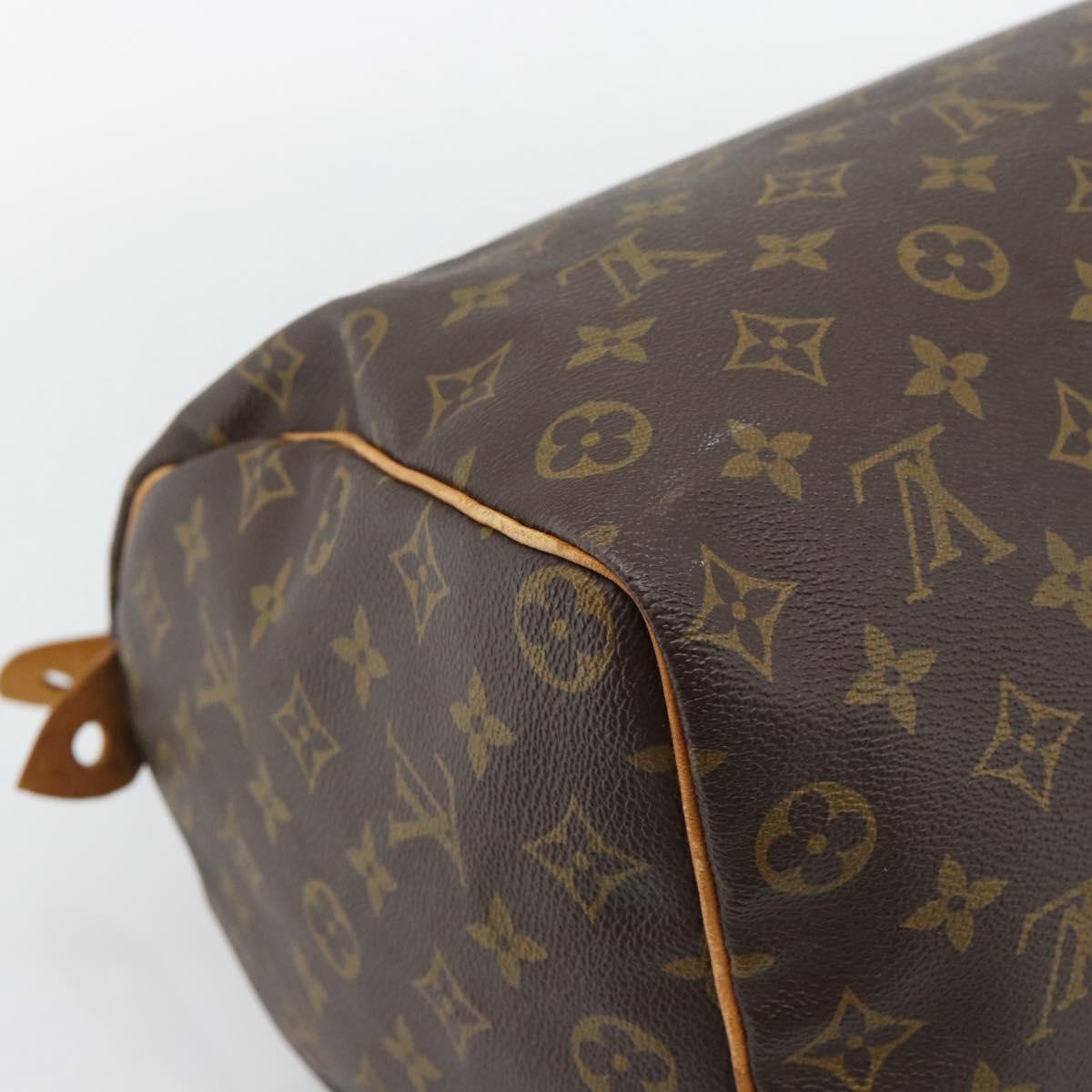 LOUIS VUITTON Monogram Speedy 35 Hand Bag M41524 LV Auth 193979A