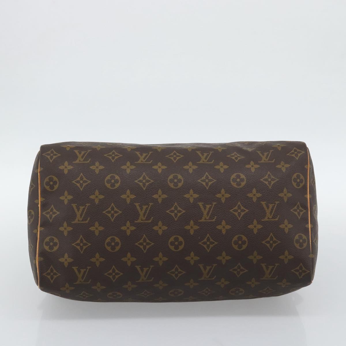 LOUIS VUITTON Monogram Speedy 35 Hand Bag M41524 LV Auth 193979A
