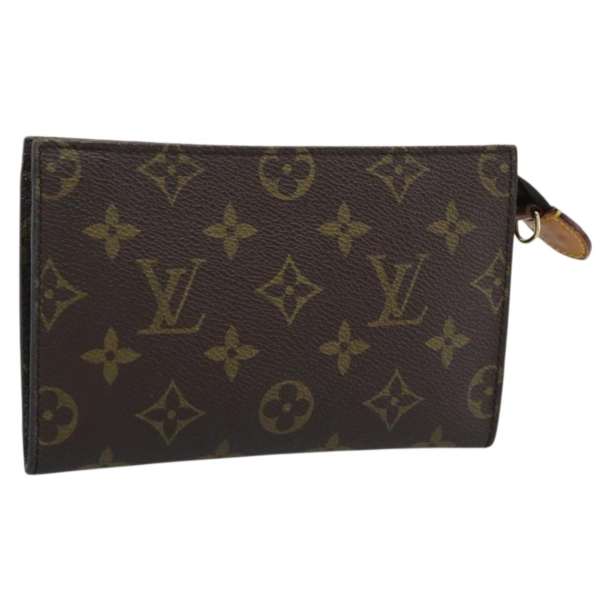 LOUIS VUITTON Monogram Bucket PM Accessory Pouch LV Auth 193982A