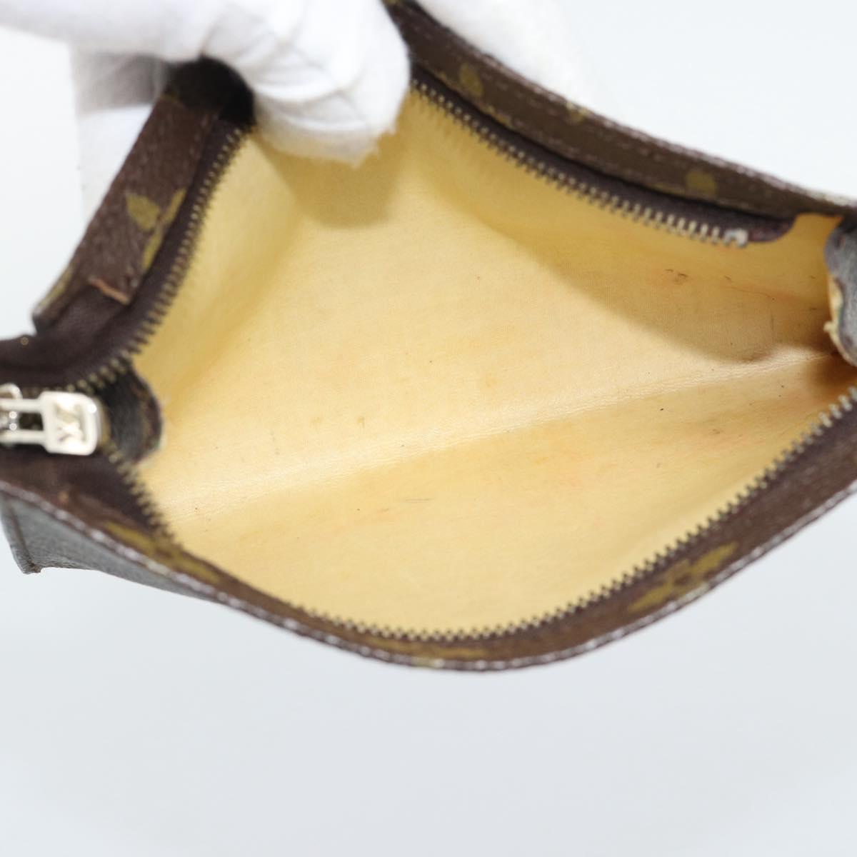 LOUIS VUITTON Monogram Bucket PM Accessory Pouch LV Auth 193982A