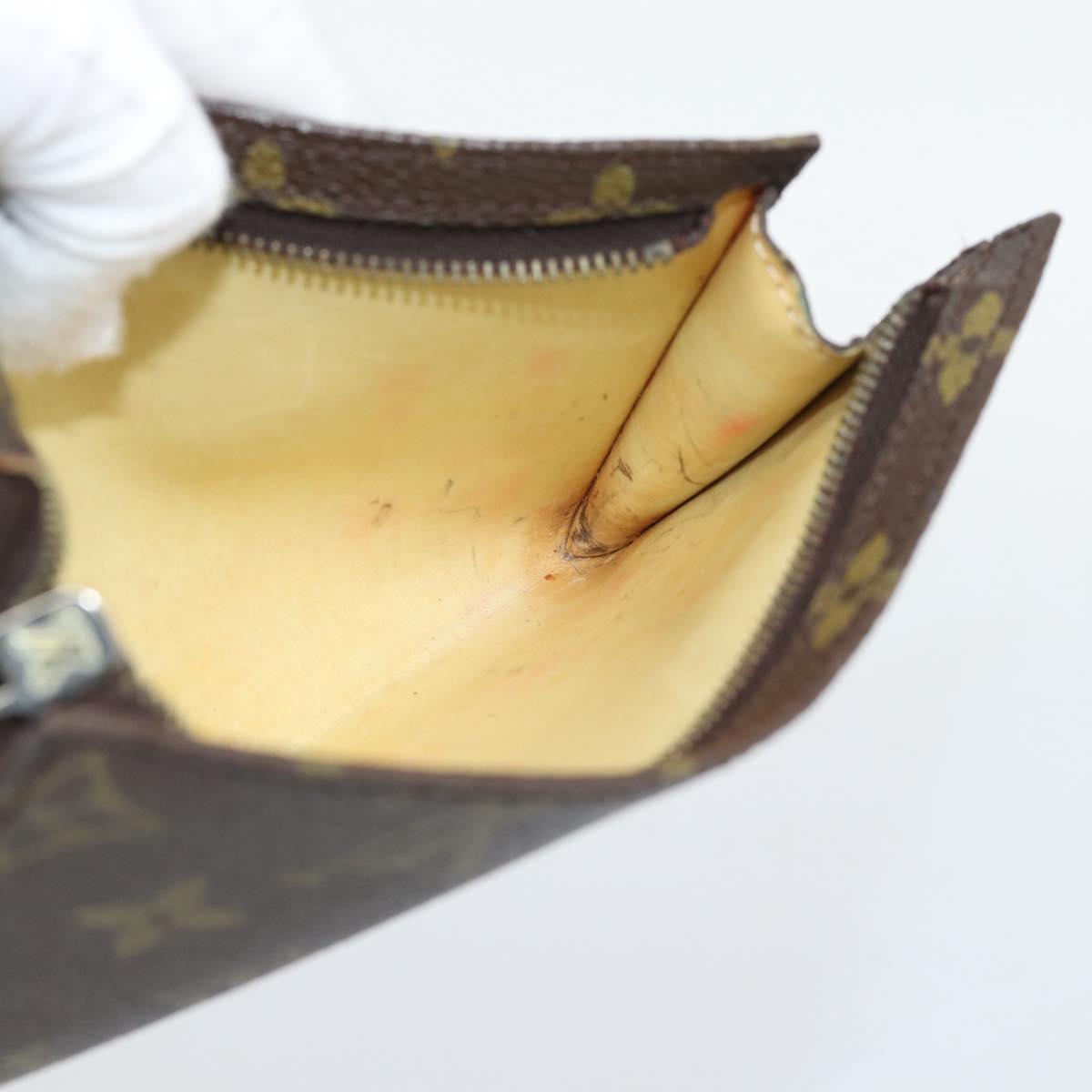 LOUIS VUITTON Monogram Bucket PM Accessory Pouch LV Auth 193982A