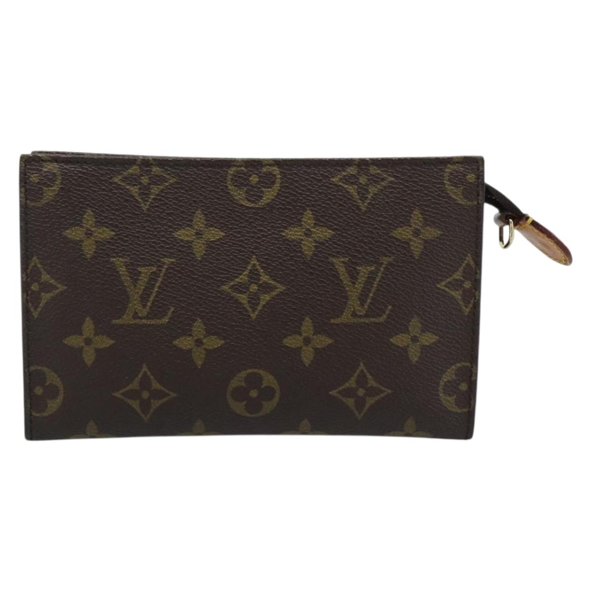 LOUIS VUITTON Monogram Bucket PM Accessory Pouch LV Auth 193982A