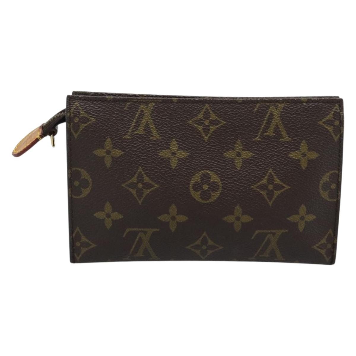 LOUIS VUITTON Monogram Bucket PM Accessory Pouch LV Auth 193982A