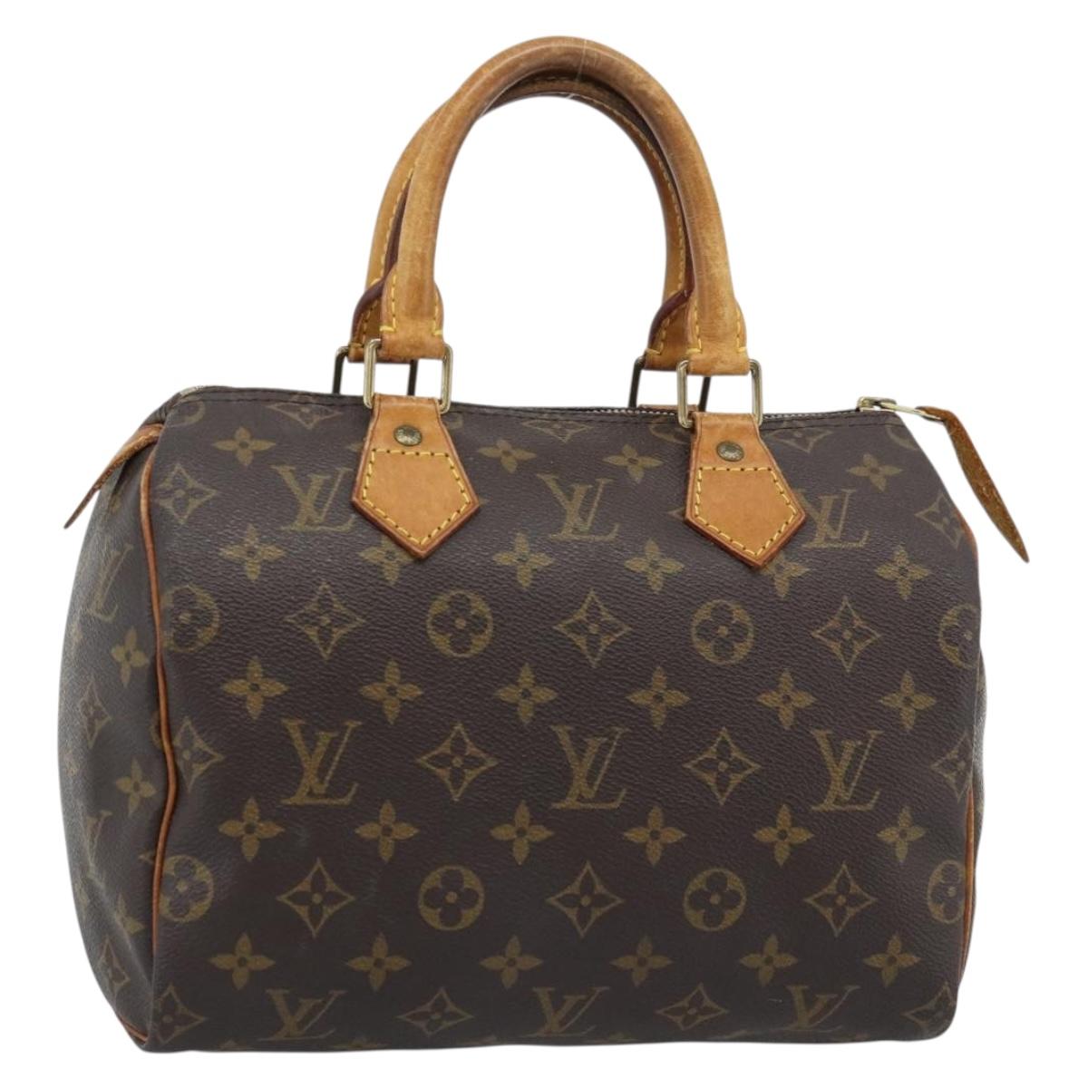 LOUIS VUITTON Monogram Speedy 25 Hand Bag M41528 LV Auth 193989