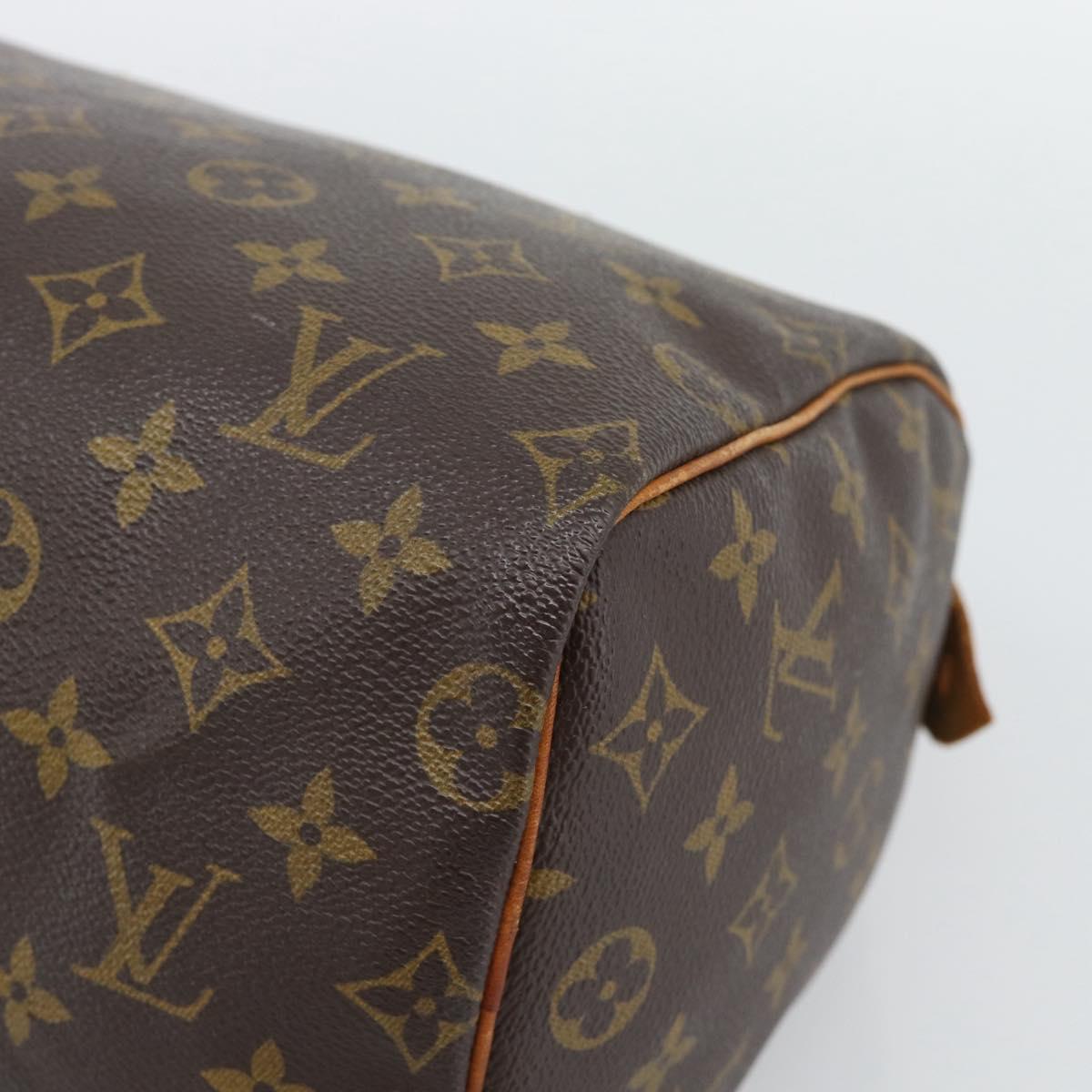 LOUIS VUITTON Monogram Speedy 25 Hand Bag M41528 LV Auth 193989