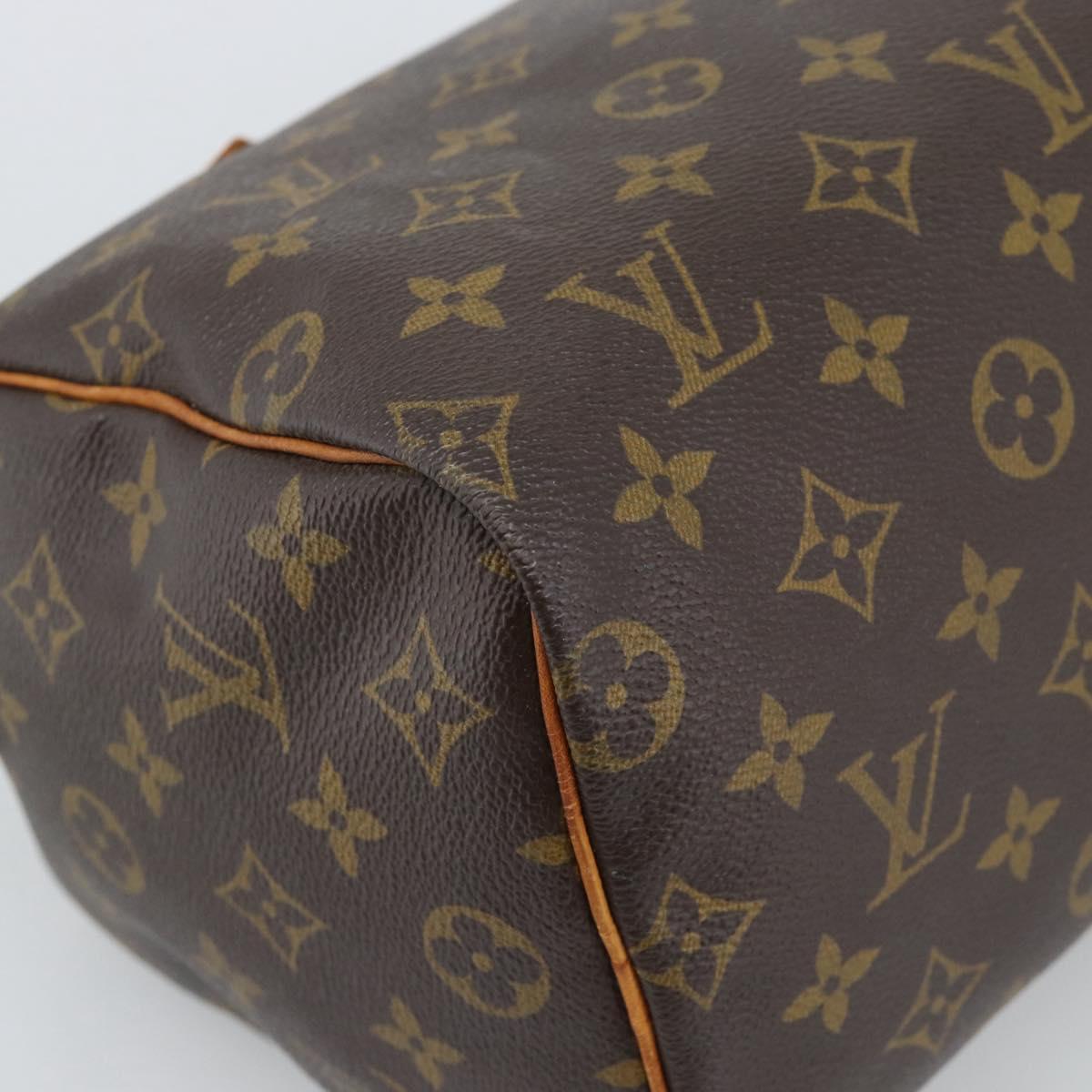 LOUIS VUITTON Monogram Speedy 25 Hand Bag M41528 LV Auth 193989