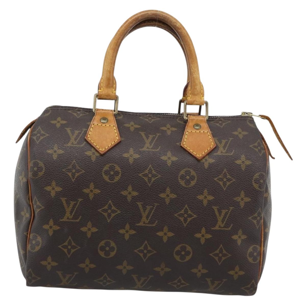 LOUIS VUITTON Monogram Speedy 25 Hand Bag M41528 LV Auth 193989