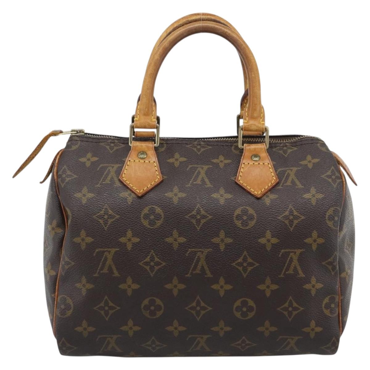 LOUIS VUITTON Monogram Speedy 25 Hand Bag M41528 LV Auth 193989
