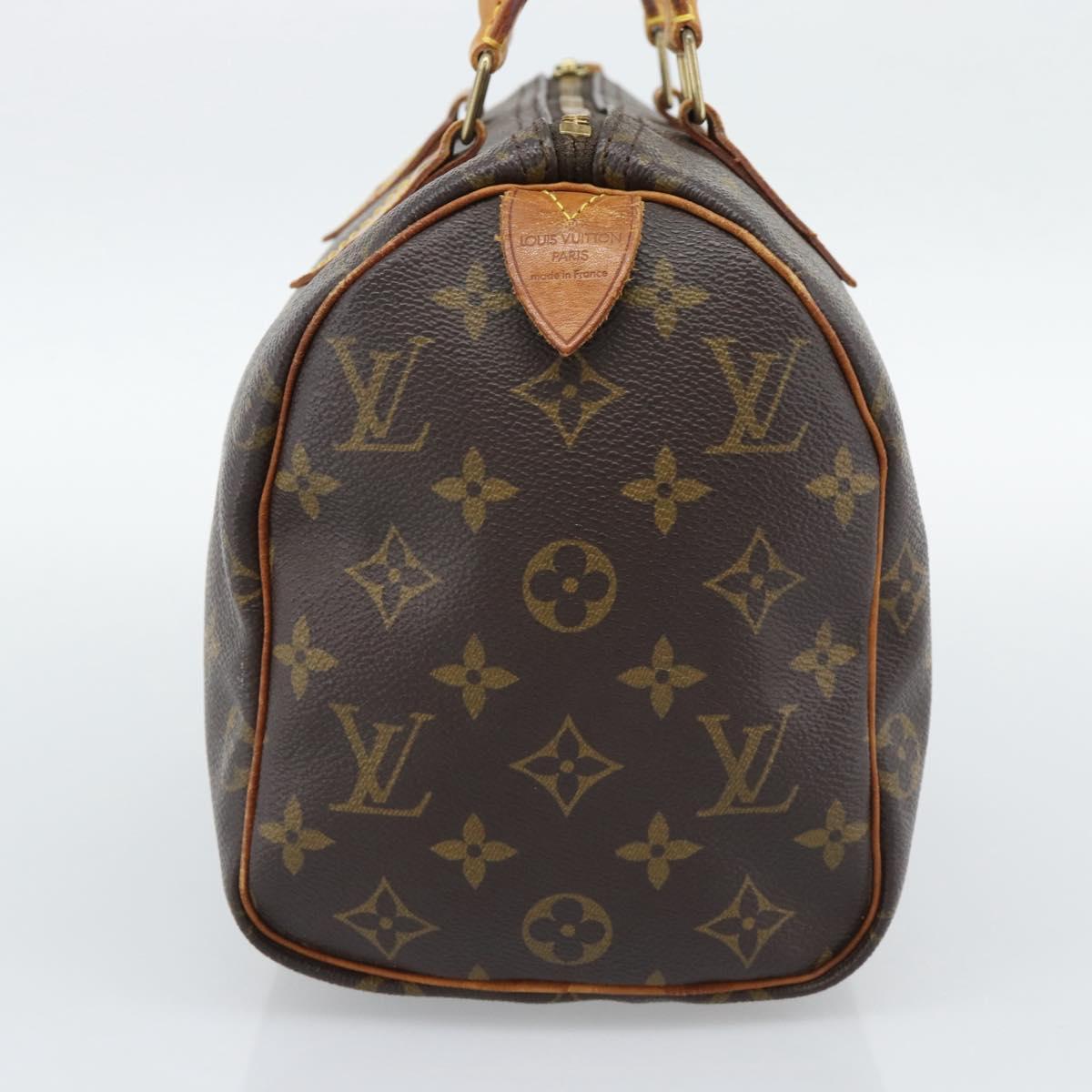 LOUIS VUITTON Monogram Speedy 25 Hand Bag M41528 LV Auth 193989