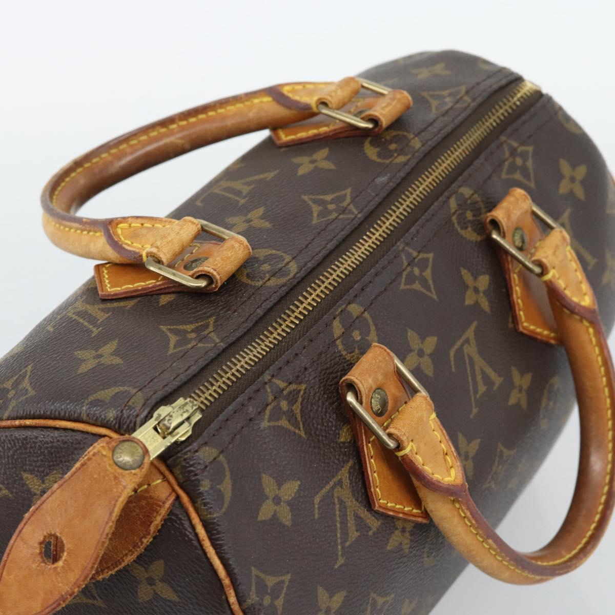 LOUIS VUITTON Monogram Speedy 25 Hand Bag M41528 LV Auth 193989