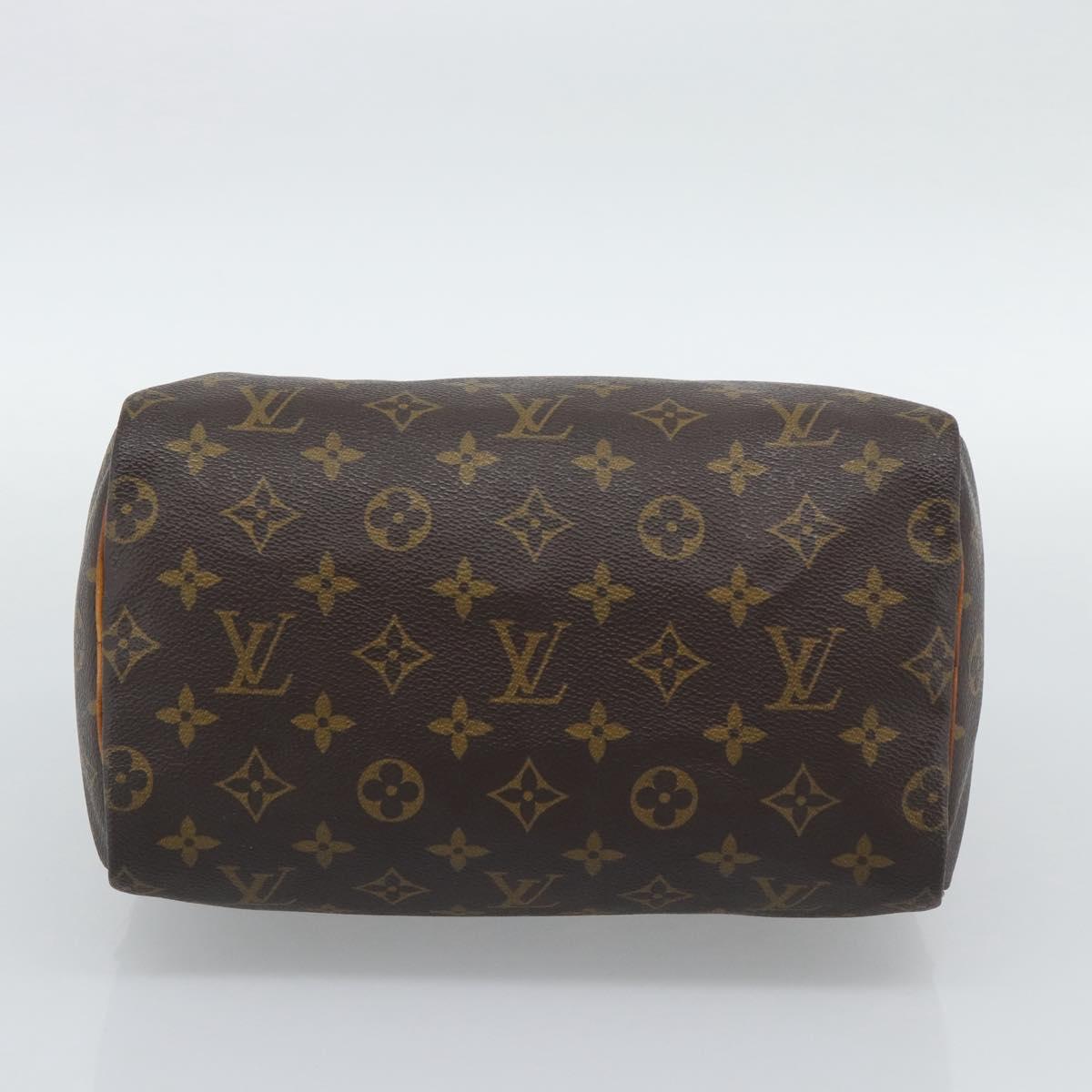 LOUIS VUITTON Monogram Speedy 25 Hand Bag M41528 LV Auth 193989